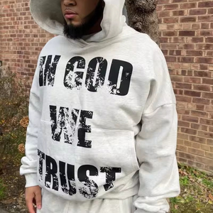 Sudadera con Capucha Oversize de Forro Polar para Hombre, Lavado Ácido, 100% Algodón Mezclado, Transpirable, Personalizable, Fabricada en Pakistán - Product Image 3