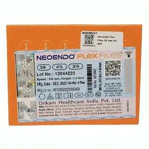 Archivador Manual Premium Flex 4% 21mm # Paquete de 6 Limas Endodónticas de Acero Inoxidable con Certificación CE, Instrumentos para Conductos Radiculares Dentales - Product Image 5