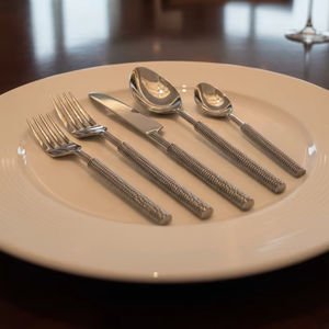 Juego de Cubiertos de Acero Inoxidable Ecológicos de Lujo, Aptos para Lavavajillas, Ligeros, para Cenas Elegantes y Fiestas, Colección para Restaurantes - Product Image 2