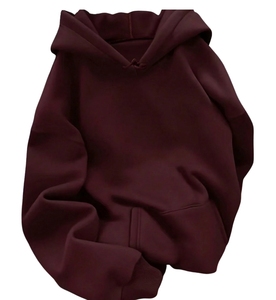 Sweat-shirt à capuche oversize décontracté pour femme avec fermeture éclair et épaules tombantes, en polyester, vente en gros, pour femme et fille - Product Image 6