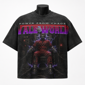 Camiseta de Hombre Personalizada, Corte Regular, Estilo Vintage Lavado, 280g, 100% Algodón, Estilo Urbano, Fabricante Mayorista OEM ODM - Product Image 1