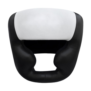 Protector de Cabeza para Boxeo, Casco Deportivo Protector de Cuero PU para Adultos, Unisex, Uso Universal, Color Negro Sólido - Product Image 4