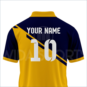 เสื้อคริกเก็ตสั่งทำจากโรงงานโดยตรง พร้อมโลโก้ทีม ระบายอากาศได้ดี แห้งเร็ว ชุดกีฬาแบบซับลิเมชั่น จำหน่ายจำนวนมาก - Product Image 5