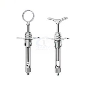 Seringue dentaire auto-aspirante en acier inoxydable, réutilisable, autoclavable, cartouche dentaire aspirante, CE ISO OEM - Product Image 1