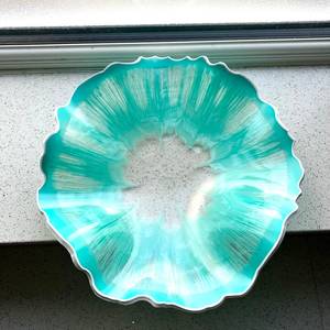 Bol en résine coulée à la main – Vaisselle décorative haut de gamme - Product Image 5