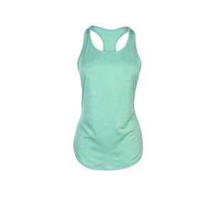 Camiseta sin mangas informal para mujer, hecha a medida, de algodón/poliéster de secado rápido, cuello redondo, para entrenamiento, precio mayorista - Product Image 3
