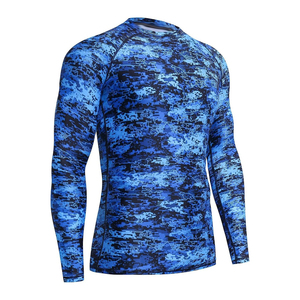 Rashguard personnalisé pour hommes à manches longues, séchage rapide, vêtements de sport d'entraînement, fabricant, commandes en gros - Product Image 1