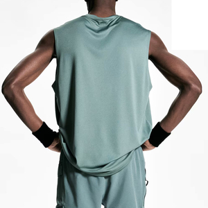 Chaleco Deportivo de Alta Elasticidad de Secado Rápido para Hombre, Camiseta sin Mangas para Gimnasio, Entrenamiento y Uso Casual - Product Image 4