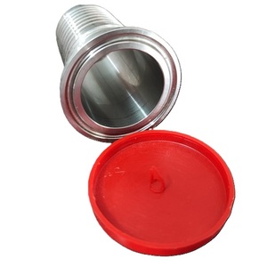 Raccord de tuyau Tri-Clamp à sertir, usinage CNC, acier inoxydable de qualité sanitaire, laiton, services personnalisés, électro-érosion à fil de précision - Product Image 1