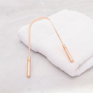 Classic Copper Oral Hygiene <b>Scraper</b> Designed for Effective Tongue <b>Cleaning</b> Fresh Breath Support and Daily Care Habit - Product Image 2