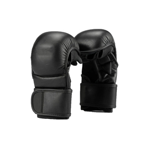 Gants de boxe en cuir noir, nouveaux gants de boxe professionnels, vente en gros, gants de boxe de bonne qualité, gants en cuir PU, gants personnalisés - Product Image 3
