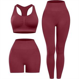 Comfortable Activewear Sleeveless 3 Piece Women Tracksuit With custom Printing Factory Price Hot Selling <b>Jumpsuit</b> Women - Product Image 6