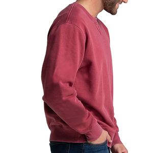 Fournisseur direct d'usine, sweat-shirt d'hiver pour homme, basiques personnalisés, coton mélangé, streetwear, respirant, imperméable, toucher doux - Product Image 3