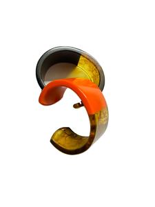 Bracelet en résine écologique Style fantaisie forme hexagonale Design moderne Bracelet en résine époxy pour femmes filles utilisation de bijoux - Product Image 6