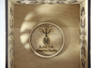 Soporte de luz en T de madera de bambú ecológico, soporte de vela decorativo sostenible para el hogar, Resort, spa y sala de meditación - Product Image 6