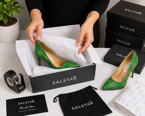 Chaussures à talons aiguilles écossaises de luxe pour femmes, motif tartan, sur mesure, pour acheteurs en gros - Product Image 6