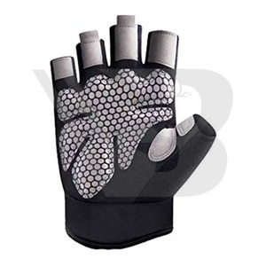 Guantes Deportivos Ligeros Antideslizantes de Medio Dedo para Hombre, Transpirables, Ventilados, de Cuero, para Fitness, Ciclismo al Aire Libre - Product Image 2
