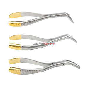 Dental Root Forceps Set Minimally Invasive Broken Root Extractor Surgical Tooth Removal Pliers Upper Mandible Universal Dental - Product Image 1