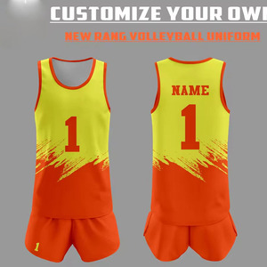 Sublimation Volleyball Uniform Custom Design Jersey Shorts Set for Teams Training <b>Matches</b> Sports Apparel - Product Image 5