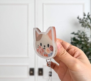 Llavero de acrílico con diseño de gato, personalizado, al por mayor, tendencia de moda 2026, regalo - Product Image 4