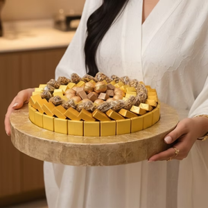 Bandejas de lujo hechas a mano con concha de nácar para servir chocolate, bandeja para servir durante el Ramadán, buen precio, de Vietnam. - Product Image 4