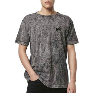 T-shirts pour hommes de haute qualité, confortables, effet délavé, coupe ample, dernier design, 100% coton, séchage rapide, T-shirt pour hommes effet délavé - Product Image 5