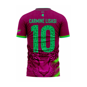 Camiseta de Fútbol Profesional RDC Nacional, Manga Corta, Diseño Sublimado con Estampado de Leopardo, Ropa Deportiva para Adultos, Camiseta Ligera - Product Image 3