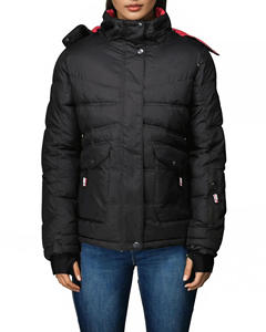 Chaqueta Larga Acolchada para Mujer, Abrigo Ligero de Invierno, Cálido, con Capucha, Prenda Exterior de Moda, Marca Privada OEM ODM - Product Image 5