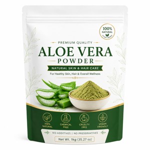 Polvo de Aloe Vera 100% Puro Deshidratado para el Cuidado de la Piel y el Cabello, Polvo Natural de Aloe Barbadensis al Mejor Precio desde India - Product Image 1