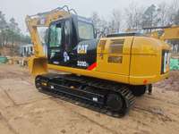 Excavadora Usada CATT 320d2L, Máquinas de Construcción de 20 Toneladas, Excavadora CATT 320D2L, Pocas Horas de Trabajo, Origen Japón, en Venta