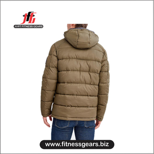 Chaqueta de Plumón con Capucha, Unisex, de Primera Calidad, Diseño Nuevo, Resistente al Viento, con Cierre Estándar, para Invierno, Gran Venta - Product Image 2