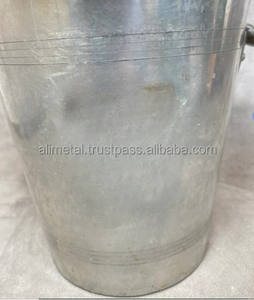 Vintage personalizable para champán Cubo Enfriador de vino Durable Aluminio Metal Interior Fiestas al aire libre Tinas decorativas para bebidas - Product Image 4