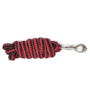 Cuerda de Algodón para Caballos de Dos Tonos, Negro y Rojo, Hecha en India, Personalizada - Product Image 4