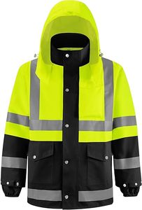 Chaqueta de Seguridad Reflectante de Alta Visibilidad |   Chaqueta de Trabajo Industrial para Trabajadores de la Construcción y Carreteras - Fabricante de Fábrica - Product Image 5