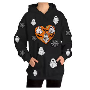 Sweat-shirt unisexe surdimensionné 100% coton léger, broderie personnalisée, effet délavé, sweats à capuche de haute qualité pour hommes - Product Image 4
