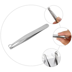Pince à épiler pour poils du nez, pince à épiler pour sourcils, outil de précision à pointe fine, outil manuel de coupe des poils du nez pour hommes et femmes - Product Image 4