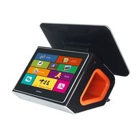 Anypay A9D Cajas registradoras de doble pantalla Restaurante POS Software Sistema Pos de 15,6 pulgadas Todo en uno Tienda minorista Pequeñas empresas Win10