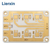 Module de puissance IGBT de qualité automobile sur substrat céramique, carte de circuit imprimé (PCB) en nitrure d'aluminium (AlN), DBC, AMB, nitrure de silicium, carte d'onduleur pour véhicules électriques (VE)