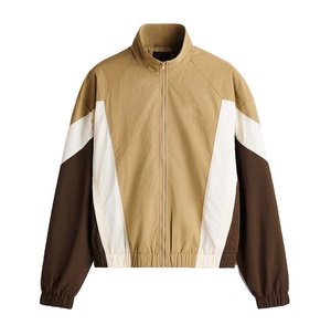 Chaqueta Cortavientos para Hombre Más Vendida al por Mayor, con Logotipo Personalizado, Cuello Alto, Cremallera, Transpirable, Informal - Product Image 1