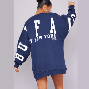 High Quality new addition Wholesale Plain <b>sweatshirts</b> Logo Printing Embroidery Unisex Custom Heavyweight sweat shirts for women - Product Image 4