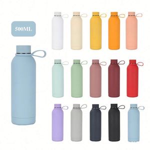 New Design <b>Rubber</b> <b>Paint</b> Stainless Steel Small Mouth Bottle Sports Water Bottle for Business Exhibitions Sports Water Bottle - Product Image 4