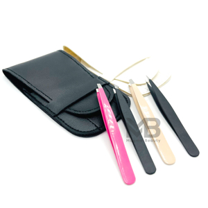 Pinzas Profesionales para Cejas de Acero Inoxidable - Duraderas y Ecológicas, Gran Venta, Alta Calidad en Colores Personalizados - Product Image 4