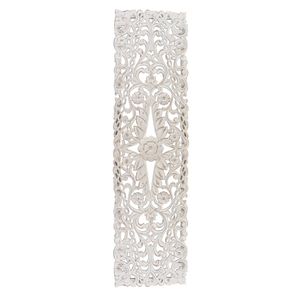 Pannello Decorativo Floreale 152x40x3.6 cm Scultura Murale Decorativa Pannelli e Tavole da Parete - Product Image 2