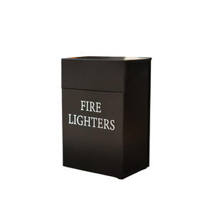 Premium Customized Metal Matches Holder Box with Secure Lid for Long Match Storage <b>Fireplace</b> and Home Decor - Product Image 5