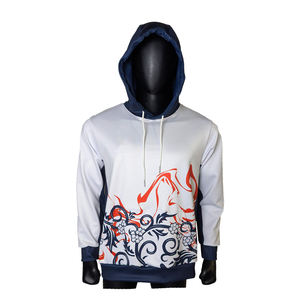 Sudadera con capucha de punto para hombre, de moda, bordada, oversize, personalizada, al por mayor, con estampado por sublimación, 100% algodón - Product Image 1
