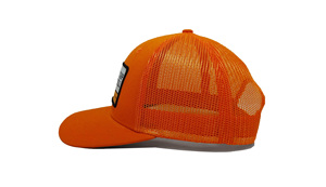 Sporty Daily Wear for Adults, Produced in Vietnam Factory, Adjustable Woven Patch Logo Structured 6 Panel Cool Mesh Trucker Hat - Product Image 3