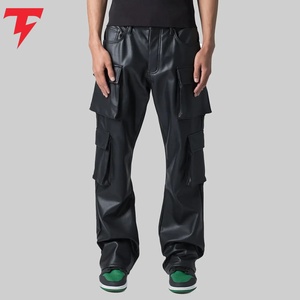 <b>Men</b> <b>Leather</b> <b>Pants</b> High Quality <b>Leather</b> Slim Fit Trousers Comfortable Durable Stylish Everyday Wear Wholesale Clothing - Product Image 1