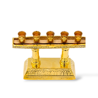 Bougeoir thaïlandais Suphannahong Articles décoratifs de style traditionnel thaïlandais en laiton véritable Bougeoir vintage