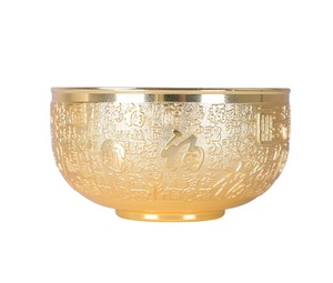 Private <b>Labelling</b> Elegant Handmade Brass Serving Bowl For Dining Table Decoration And <b>Kitchen</b> Serving Utensil - Product Image 6