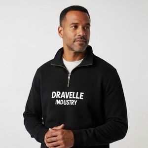 Sweat-shirt demi-zip pour homme 2026, confortable, léger, tendance et adapté, vente chaude, OEM - Product Image 6